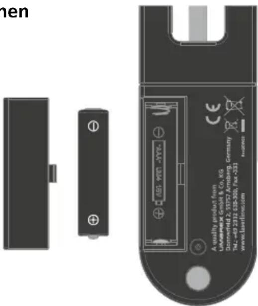 Laserliner ThermoControl Air - Paristo asettaminen - 1