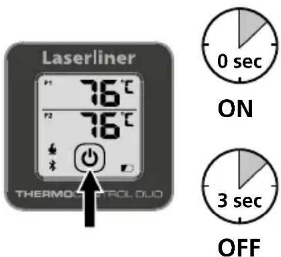 Laserliner ThermoControl Duo - 2ilslutning af sonder - 2