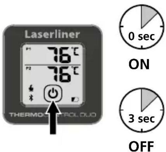 Laserliner ThermoControl Duo - 2Aansluiten van de sondes - 2