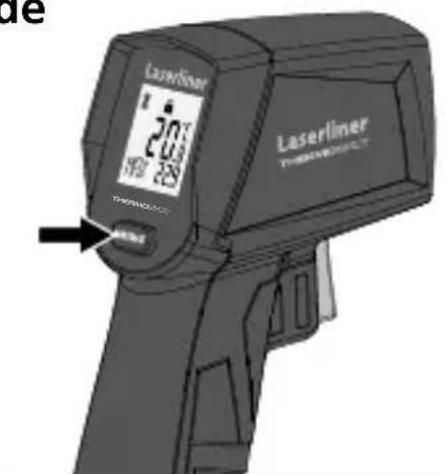 Laserliner ThermoSpot - Weergave van min./max.-waarde - 1