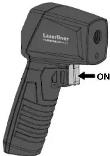 Laserliner ThermoSpot - Inserimento della batteria - 2