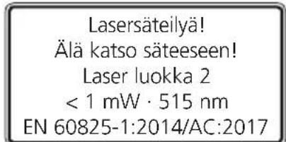 Laserliner LaserRangeMaster Gi3 - Turvallisuusohjeet - 2