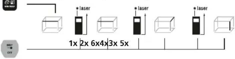 Laserliner LaserRangeMaster Gi3 - Medicao de volumes: - 1