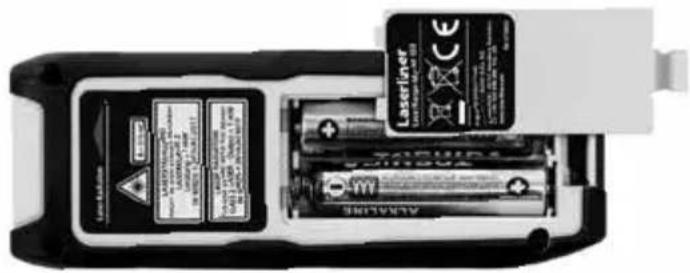 Laserliner LaserRangeMaster Gi3 - Batterien einlagen - 1