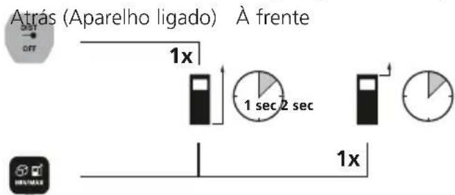 Laserliner LaserRangeMaster Gi3 - Mudar o;nível de medicao (referencia): - 1