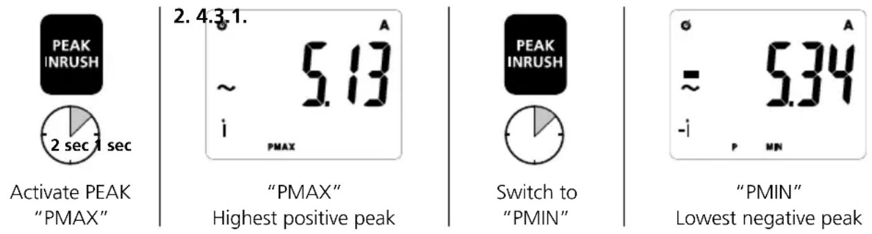 Laserliner ClampMeter XP - 12EAK function (voltage peak function) - 1