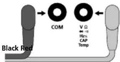 Laserliner ClampMeter XP - 4Connection of test prods - 1