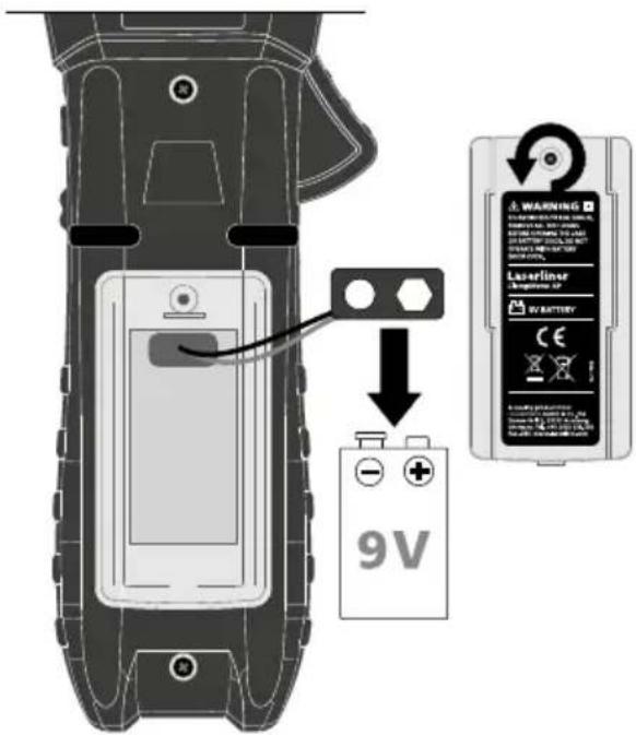 Laserliner ClampMeter XP - 1laatsen van de batterijen - 1