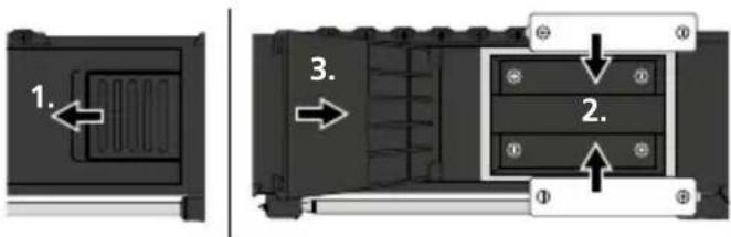 Laserliner ThermoMaître - Colocar as pilhas - 1