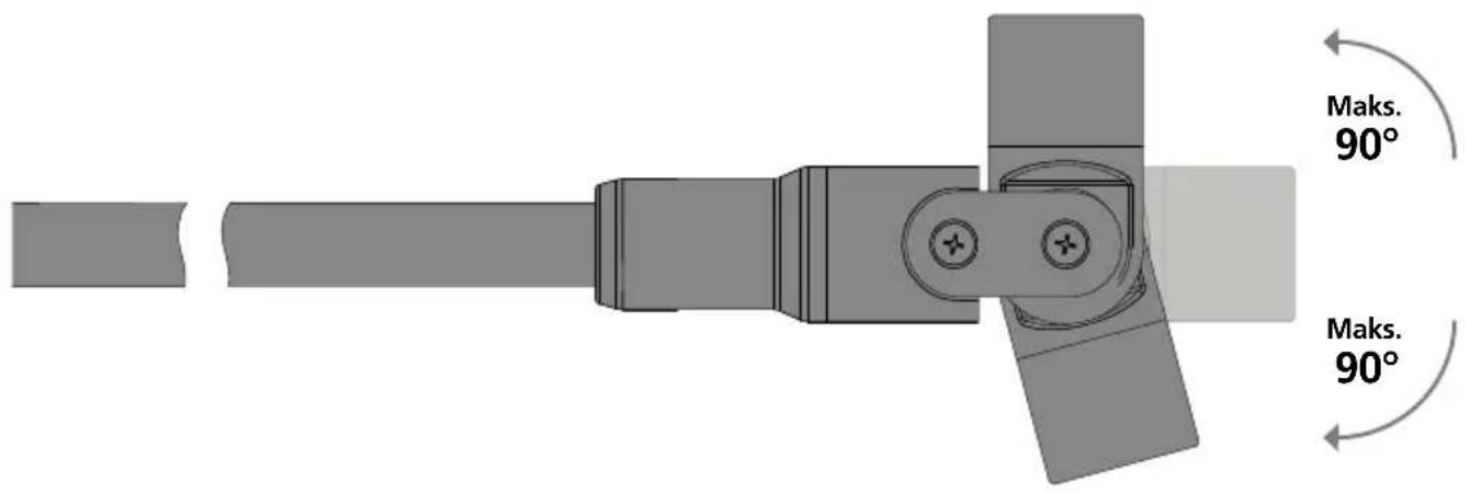 Laserliner VarioView Camera - Podłaczenia przygewodu elastycznégo - 2