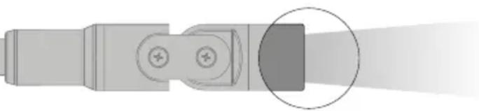 Laserliner VarioView Camera - Orifice de sortie de la DEL - 1