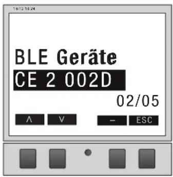 BLE Geräte CE 2 002D 02/05 A V - ESC