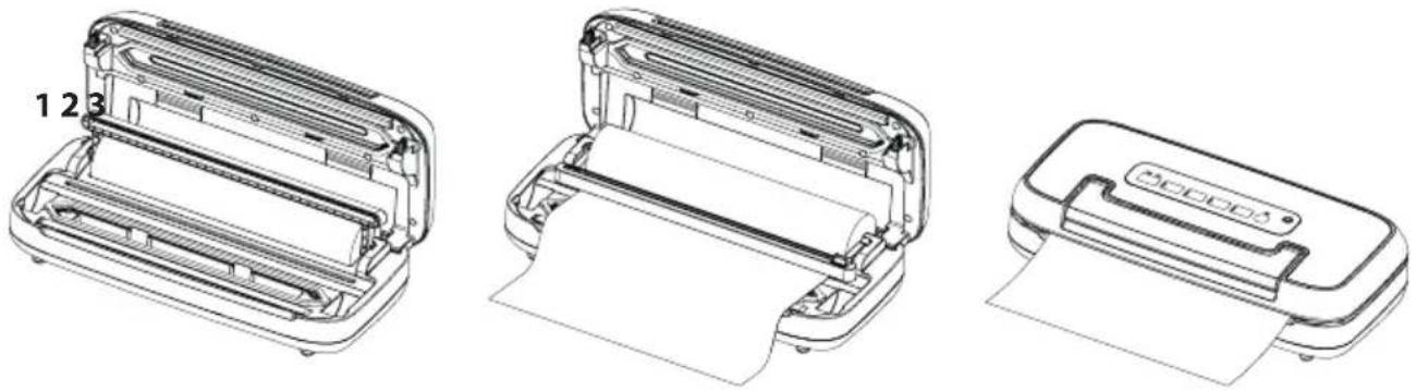 CASO VRH 590 advanced - To make a bag from the roll - 1