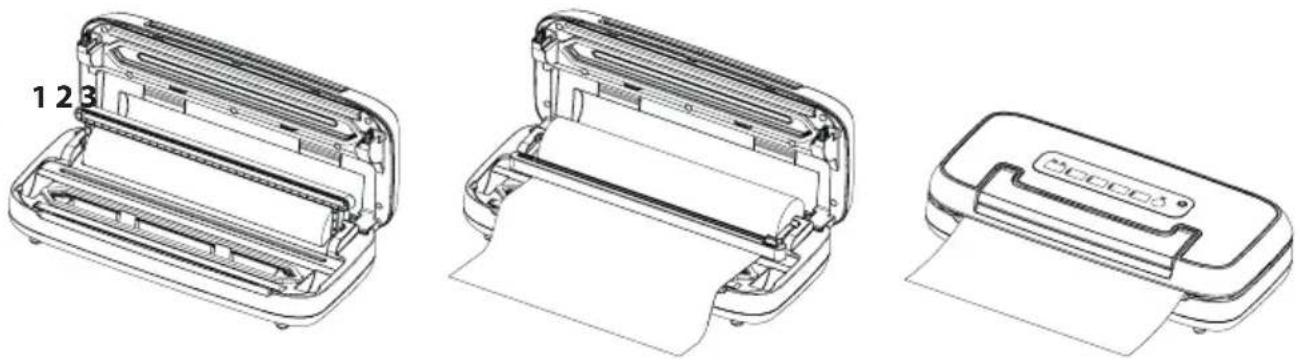 CASO VRH 590 advanced - Sådan laver du en pose af en rulle - 1