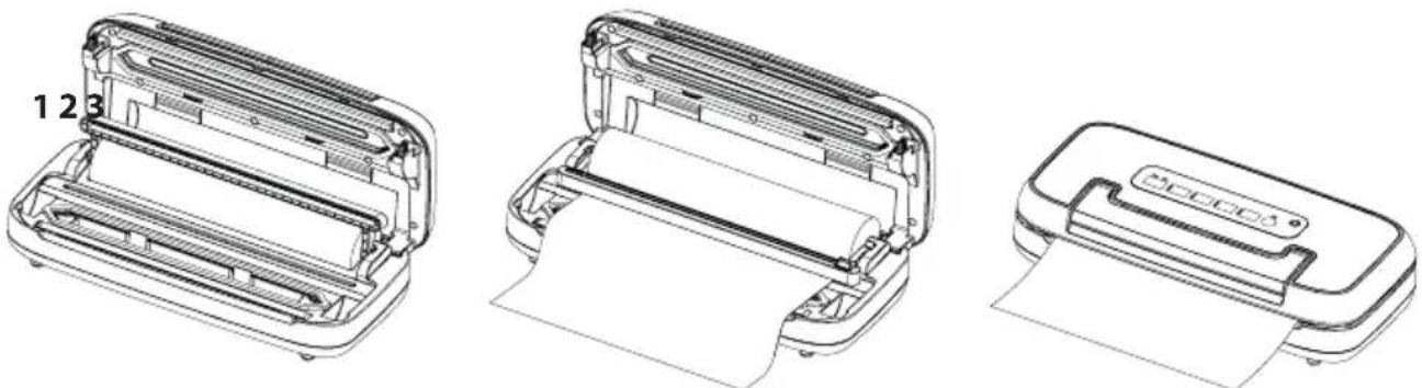 CASO VRH 590 advanced - 6.3Herstellung eines von der Rolle stammenden Beutels - 1