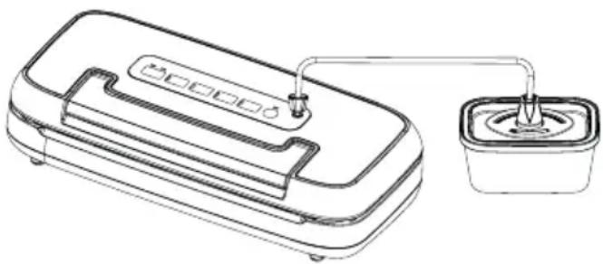 CASO VRH 590 advanced - Vacuum package in a Canister - 1