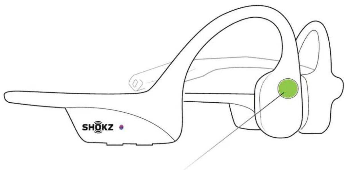 SHOKZ OpenComm C102 - Bouton multifonction - 1