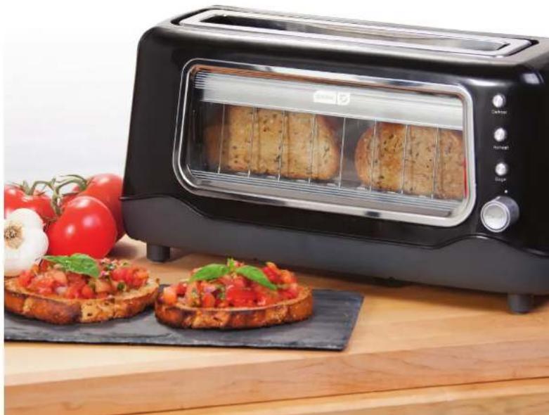 Dash Clear View Toaster DVTS501AQ - CLEANING THE GLASS PANEL - 1