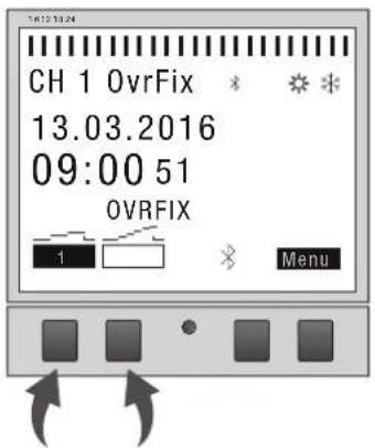 Grässlin talento smart CE2 - Selecting the operating mode - 1
