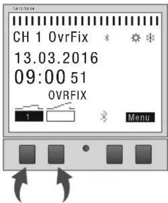 Grässlin talento smart C25 - Üzemmód választása - 1