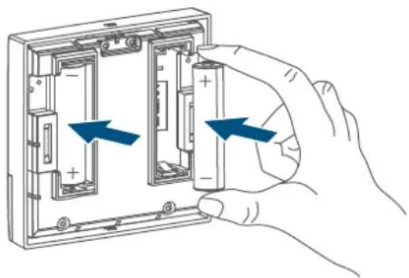 Homematic IP HmIPWTHB - Remplacement des piles - 1