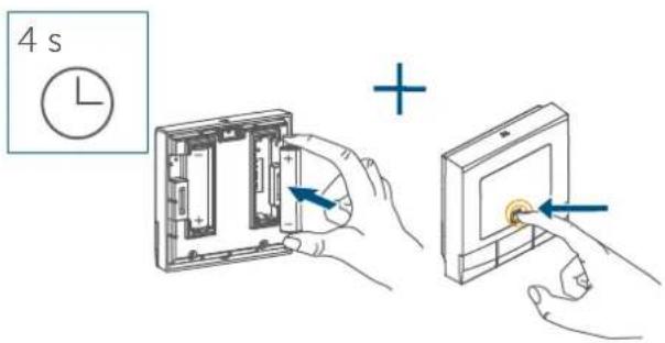 Homematic IP HmIPWTHB - Ripristino delle impostazioni di fabbrica - 2