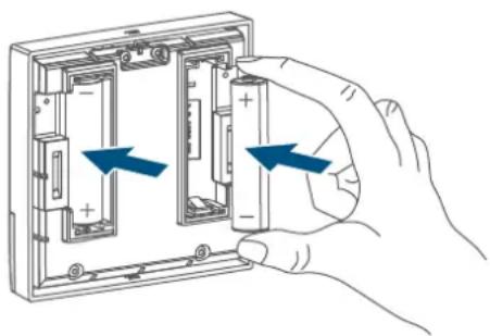 Homematic IP HmIPeTRVBUK - Replacing batteries - 1