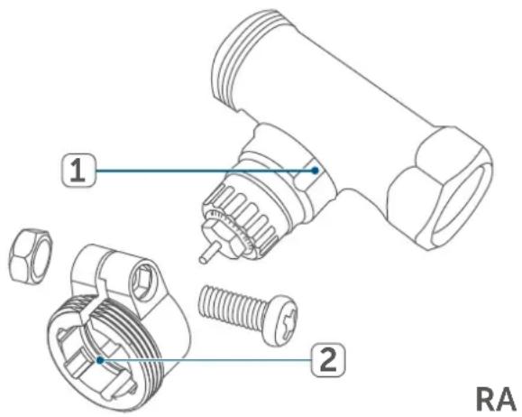 Homematic IP HmIPeTRV2 - Danfoss RA - 2