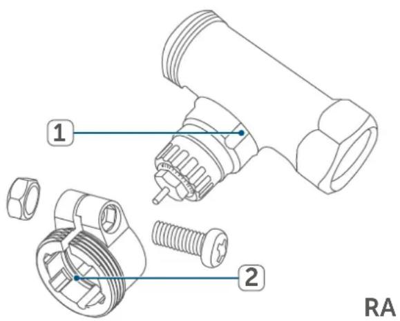 Homematic IP HmIPeTRV2 - Danfoss RA - 2