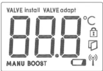 Homematic IP HmIPeTRV2 - Vista d'insieme del display: - 1