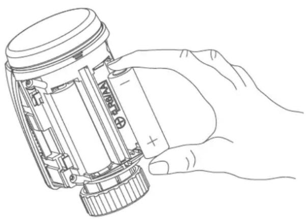 Homematic IP HmIPeTRV2 - Sostituzione delle batterie - 2