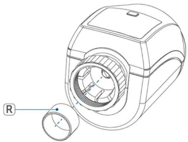 Homematic IP HmIPeTRV2 - Bague d'appui - 1