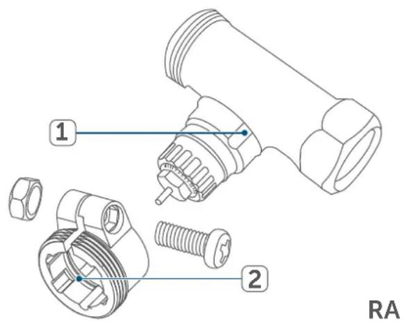Homematic IP HmIPeTRV2 - Danfoss RA - 2