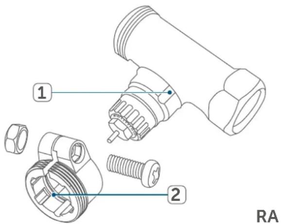 Homematic IP HmIPeTRV2 - Danfoss RA - 2