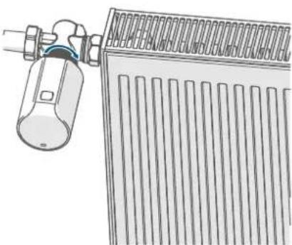 Homematic IP Evo HmIPeTRVE - Monter le thermostat de radiateur - 2