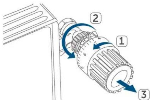 Homematic IP Evo HmIPeTRVE - Thermostat demonteren - 2