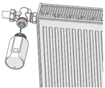 Homematic IP Evo HmIPeTRVE - Montaggio del termostato per radiatori - 1