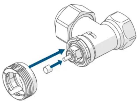 Homematic IP Evo HmIPeTRVE - Danfoss RAVL - 3