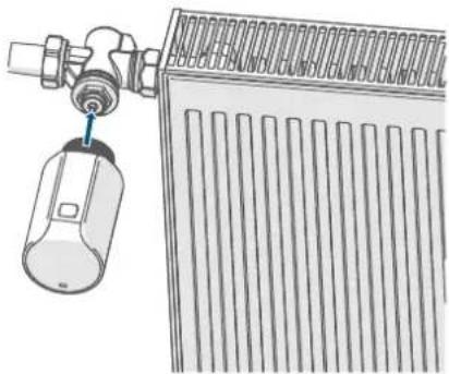 Homematic IP Evo HmIPeTRVE - Monter le thermostat de radiateur - 1