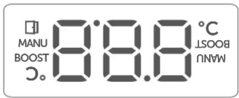 Homematic IP Evo HmIPeTRVE - Vista d'insieme del display: - 2