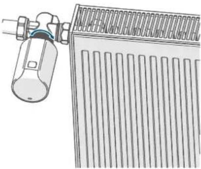 Homematic IP Evo HmIPeTRVE - Montaje del termostato de radiador - 2