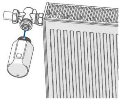 Homematic IP Evo HmIPeTRVE - Mounting the radiator thermostat - 1
