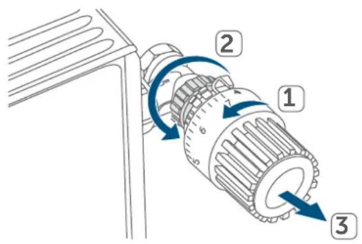 Homematic IP Evo HmIPeTRVE - Smontaggio del termostato - 2
