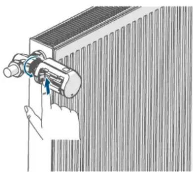 Homematic IP Evo HmIPeTRVE - Montaggio del termostato per radiatori - 3