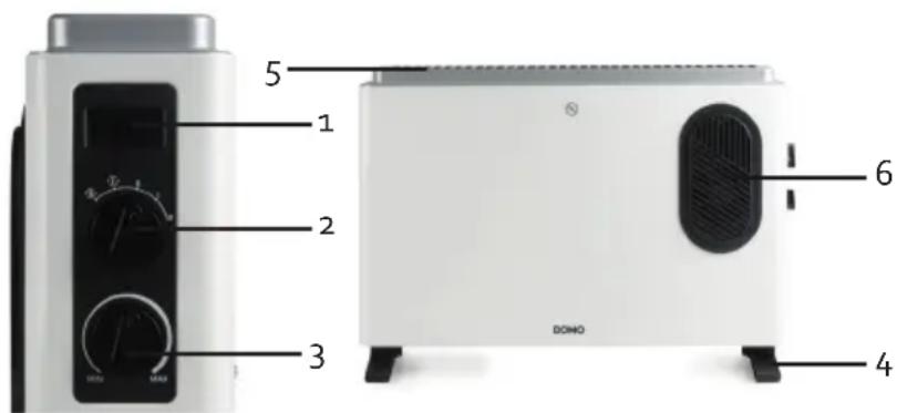 DOMO DO7351 - PARTS - 1