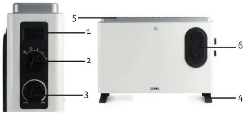 DOMO DO7351 - ONDERDELEN - 1