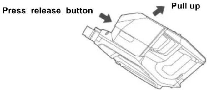 Press release button Pull up