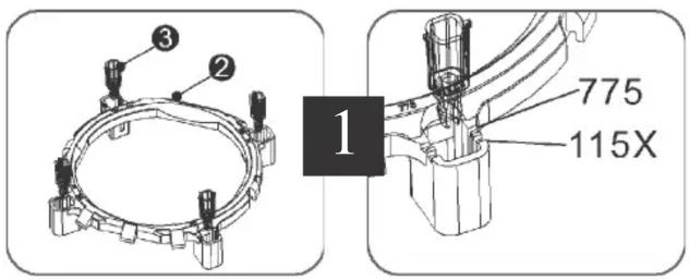 Gembird CPUHURACANARGBX110 - INSTALLATION GUIDE / INSTRUKCJAINSTALACJI / GUIADE INSTALAÇÃO / GUÍADE INSTALACIÓN/ ODHΓΟΣΕΓΚΑΤΑΣΤΑΣΗΣ - 1