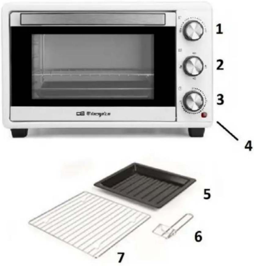 8-inch microwave 1 2 3 4 5 6 7