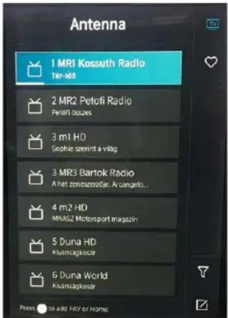 SCHNEIDER SC55S1FJORD - Channel List - 1
